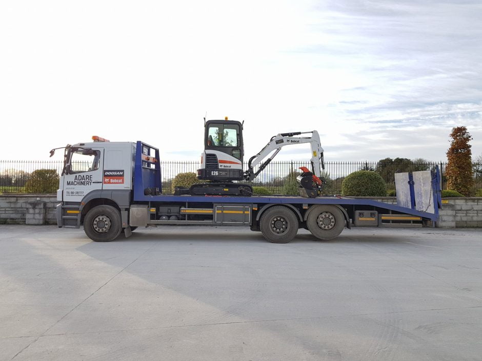 Bobcat E26 heading to a site near you! - Adare Machinery