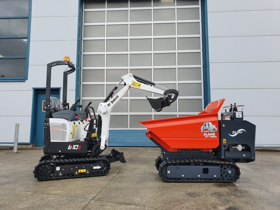 bobcat-e10z-mini-excavator-slanetrac-mini-dumper-adare-machinery