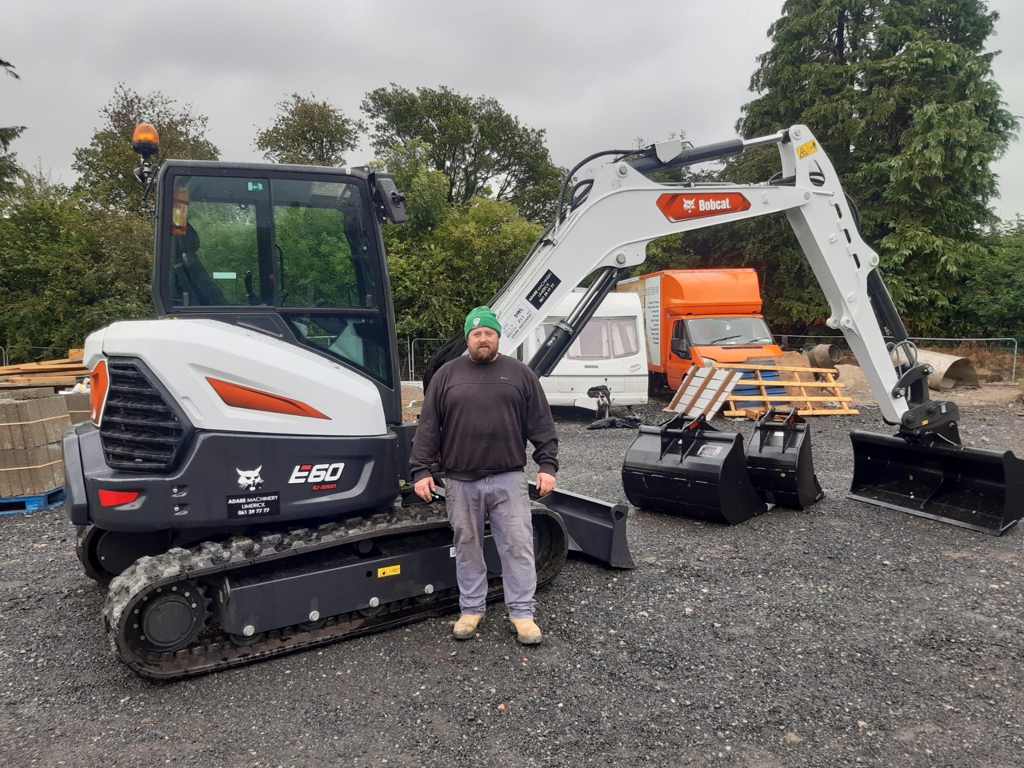 New Bobcat E60 Excavator | Lands in Ireland - Adare Machinery