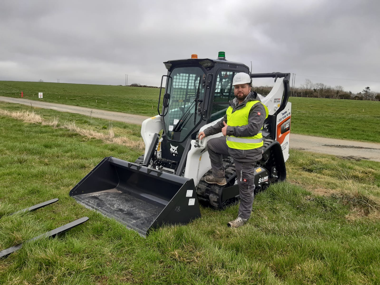 Bobcat T66 Track Loader heads to Gradewell Plant - Adare Machinery