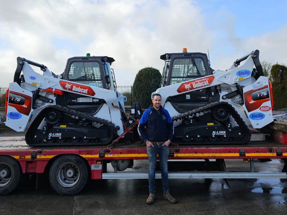 Two New Bobcat T76 Track Loaders On the Move - Adare Machinery