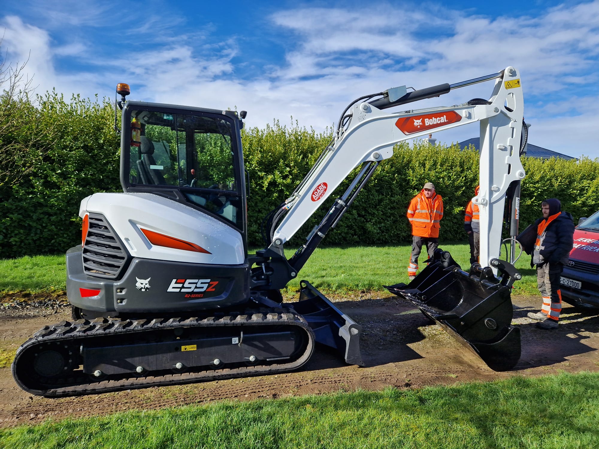 Bobcat E55z lands in Cork - Adare Machinery