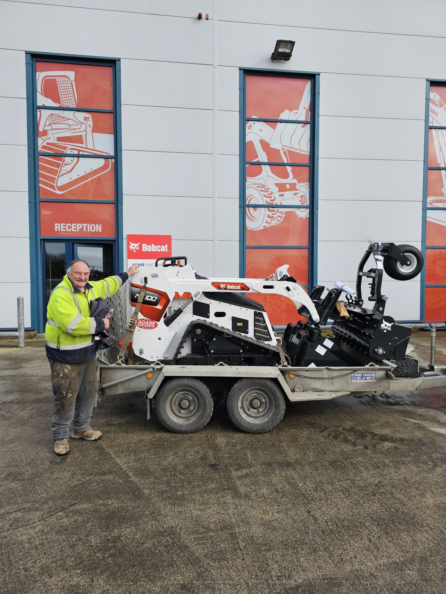 New Bobcat MT100 Mini Track Loader heads to work - Adare Machinery